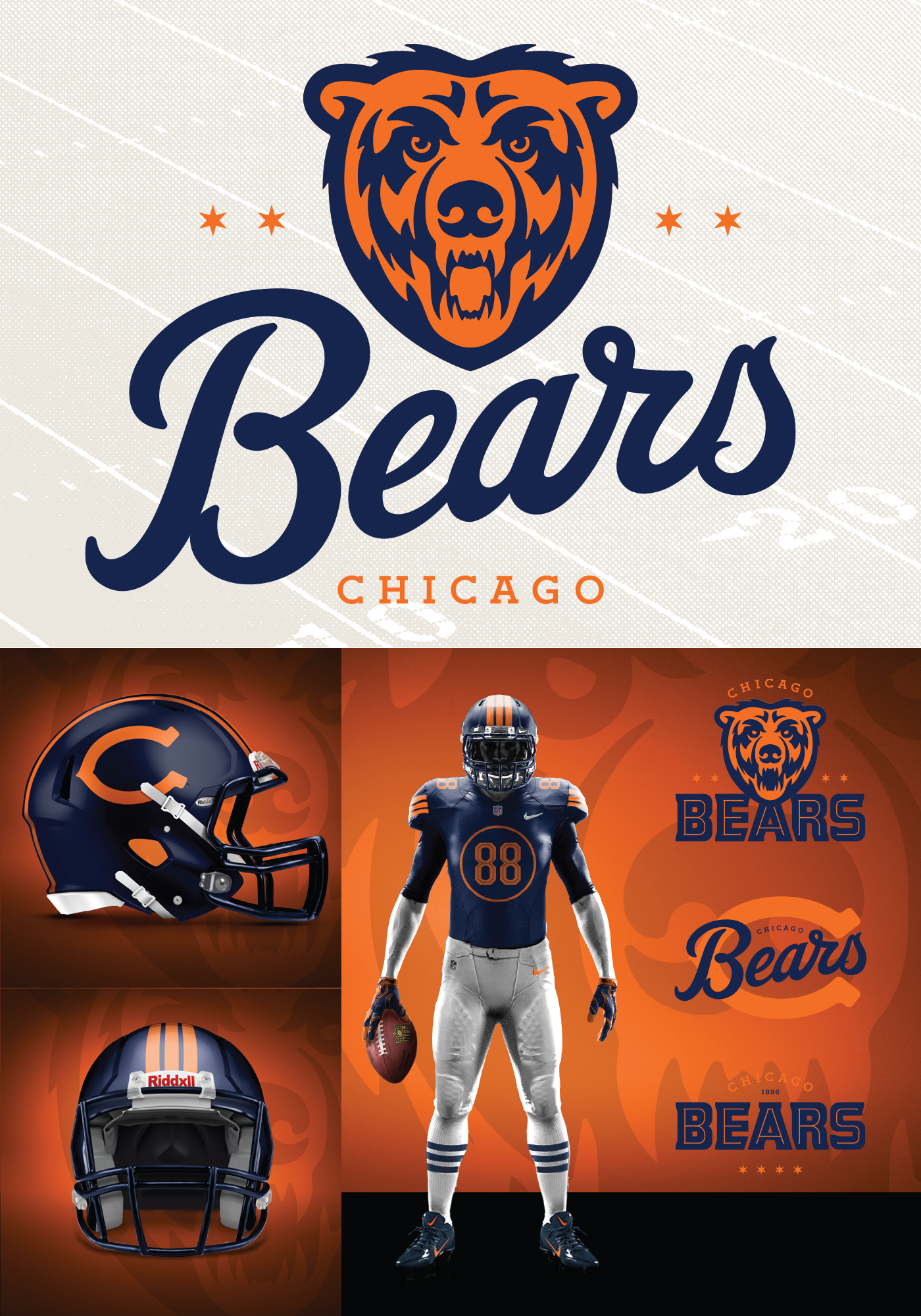 Chicago Bears Logo Concept DDL Portfolio 2021